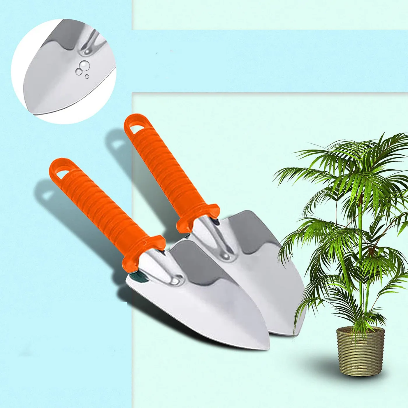 High Quality Stainless Steel Garden Hand Tools for Cutting Weeds with BMC Kids Gardening Hand Tool Set for Gardening