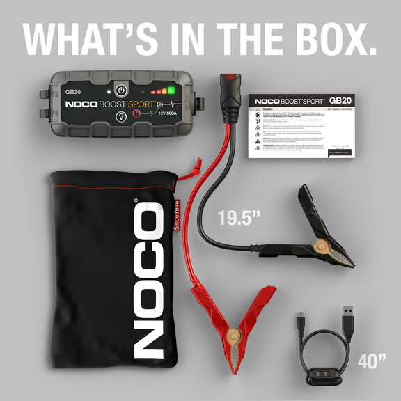 NOCO GB20 NOCO Boost Sport GB20 500A 12V UltraSafe...