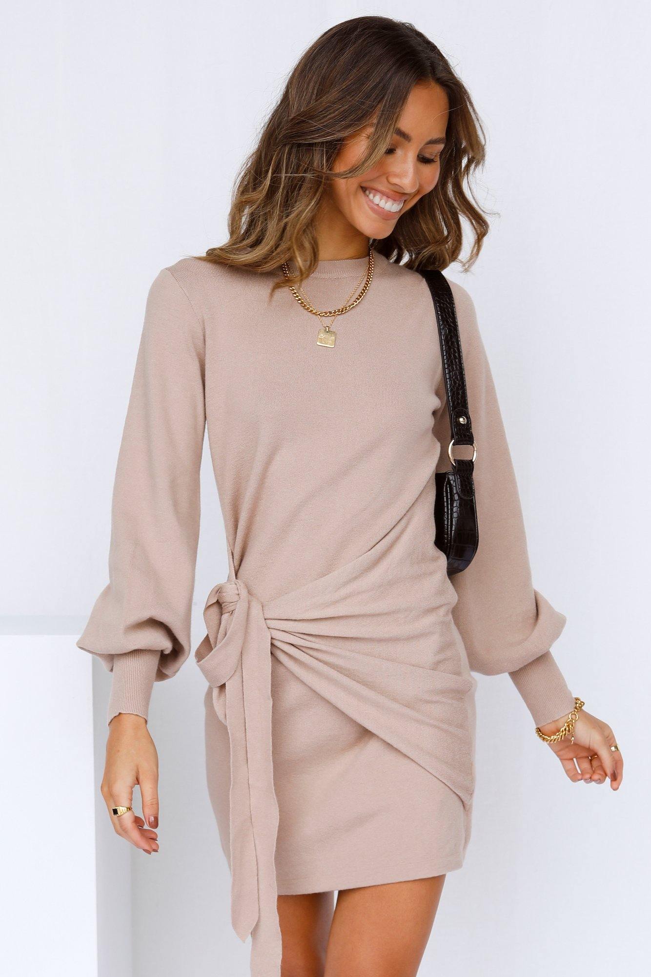 Keep It Chill Dress Brown