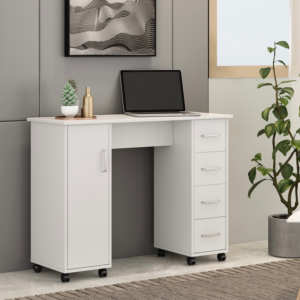 Home Office Computer Desk Table with Drawers