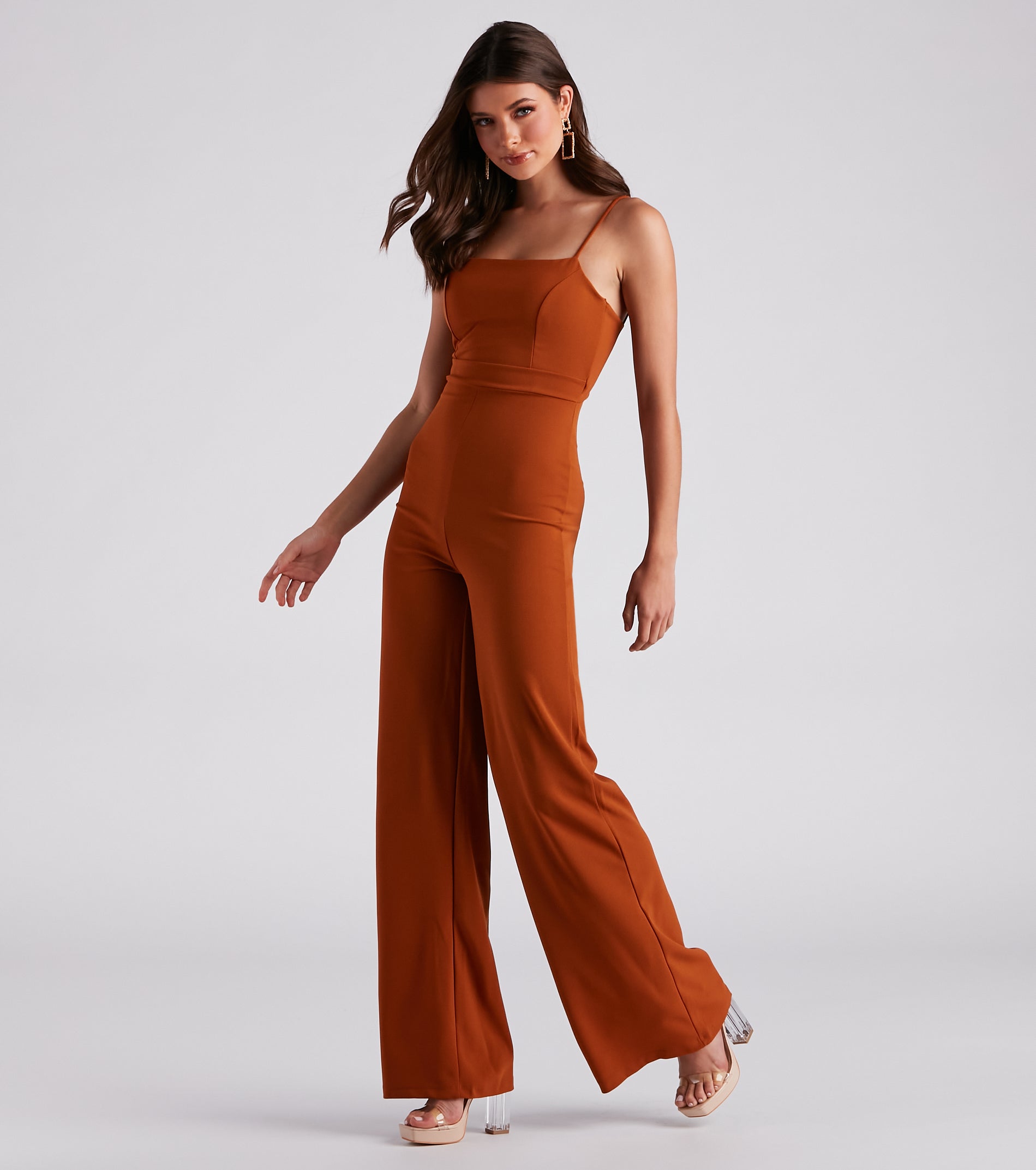 Sleek And Stylish Crepe Jumpsuit