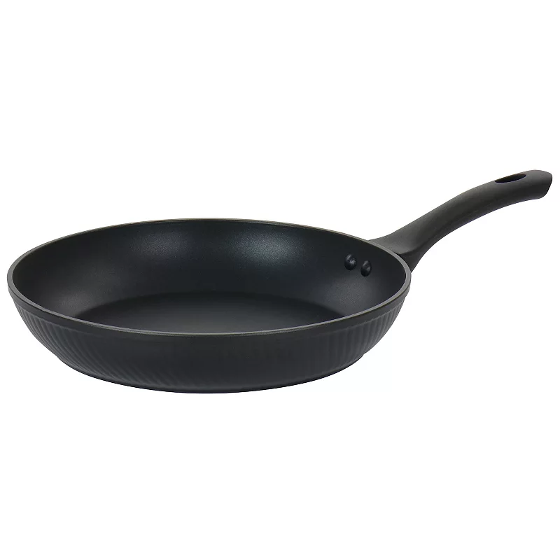 Oster Cocina Kono 11 Inch Aluminum Nonstick Frying Pan in Black