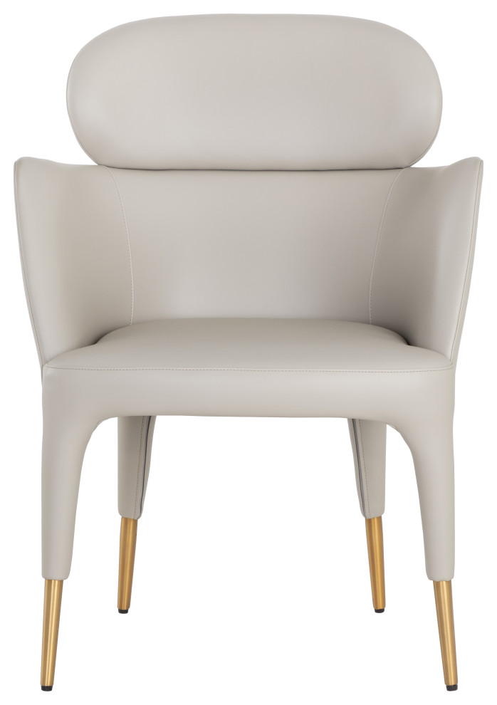 Melody Dining Armchair Napa Stone   Midcentury   Dining Chairs   by Sunpan Modern Home  Houzz