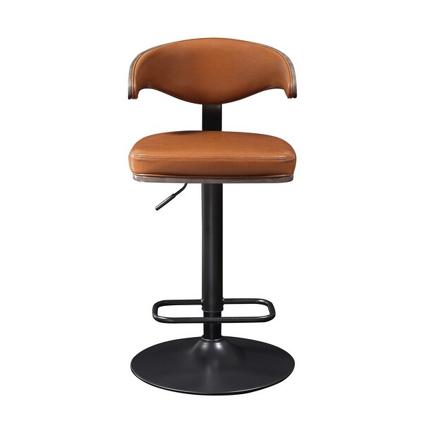 Art Leon Bentwood Swivel Adjustable Bar Stool