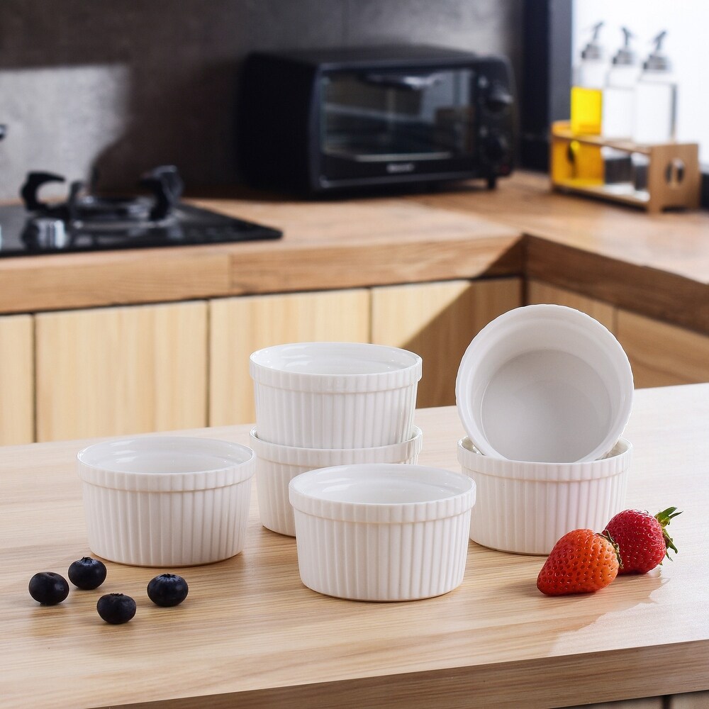 MALACASA  Series Ramekin  6 Piece 3.5\