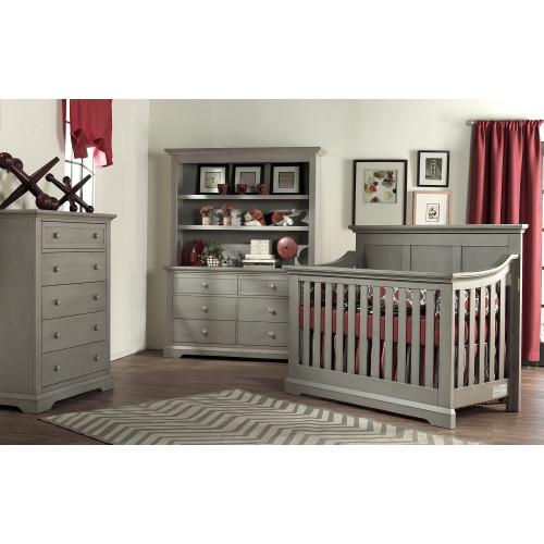 Jackson 4 in 1 Convertible Crib ash Gray 10700 AGY