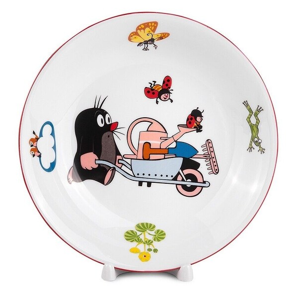 3Piece Krtek Mole Cartoon Dinnerware Set