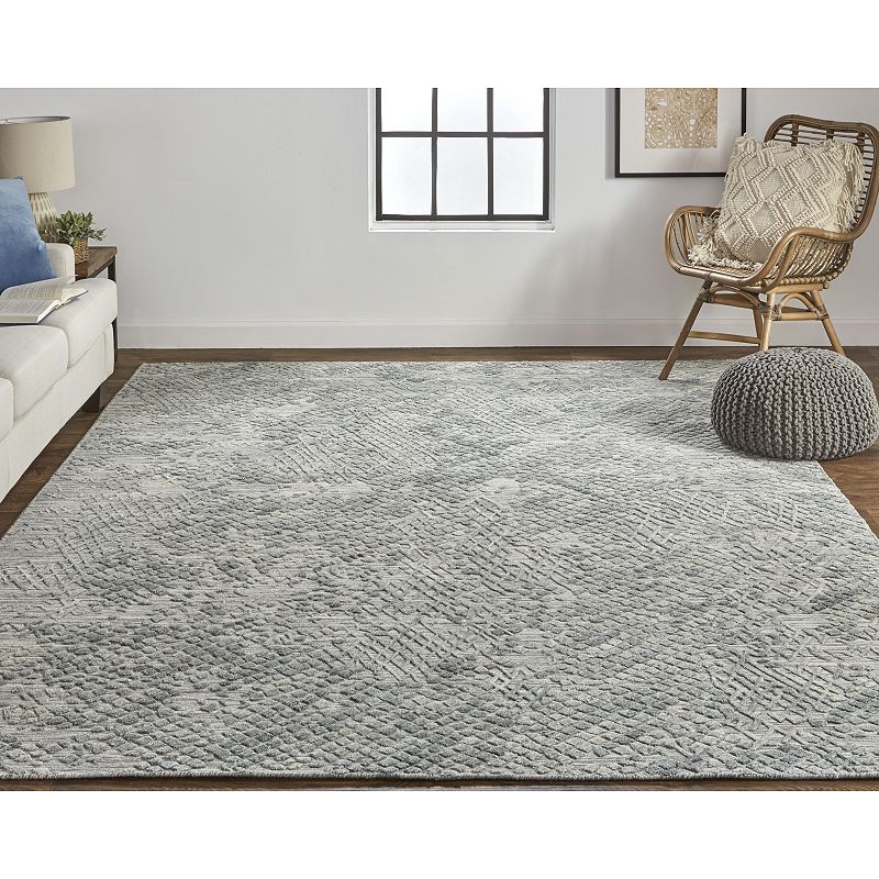 Weave and Wander Huntley Abstract Crosshatch Rug