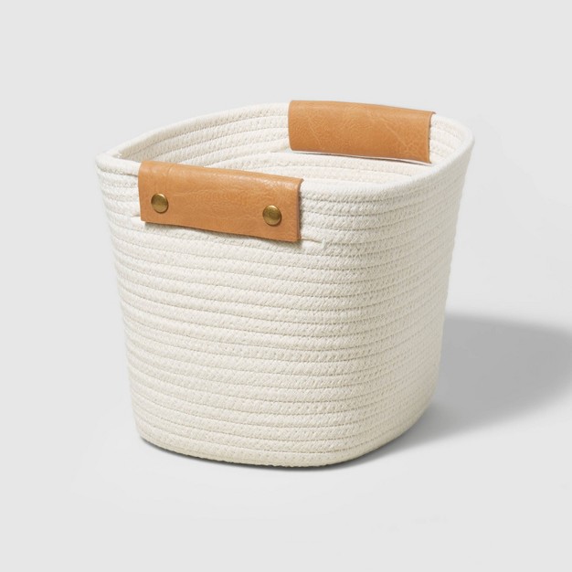 Decorative Coiled Rope Basket