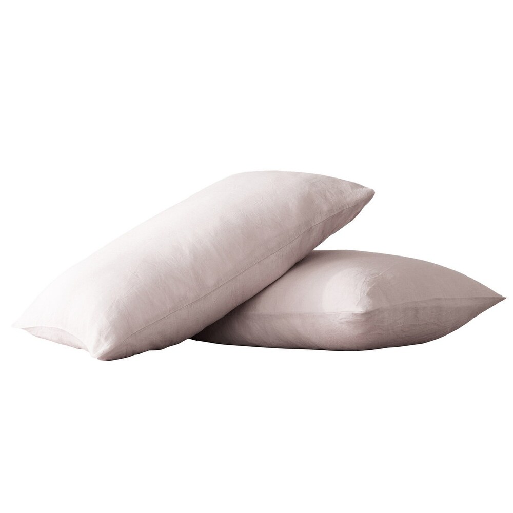 Native Linum Pillow Cases Standard Size Set of 2  Premium Soft Linen Pillow Case with Envelope Enclosure 20\