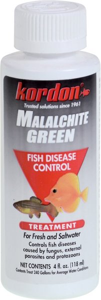 Kordon Malachite Green Fish Disease Control Aquarium Treatment， 4-oz bottle