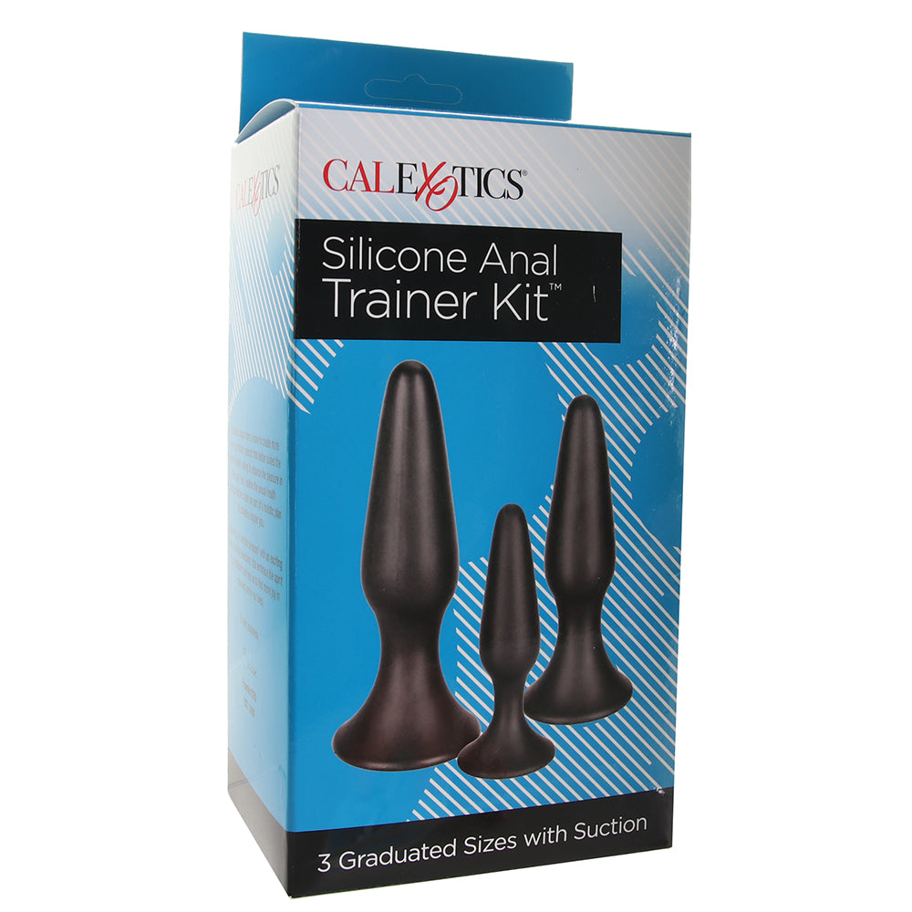 Silicone Anal Trainer Kit in Black