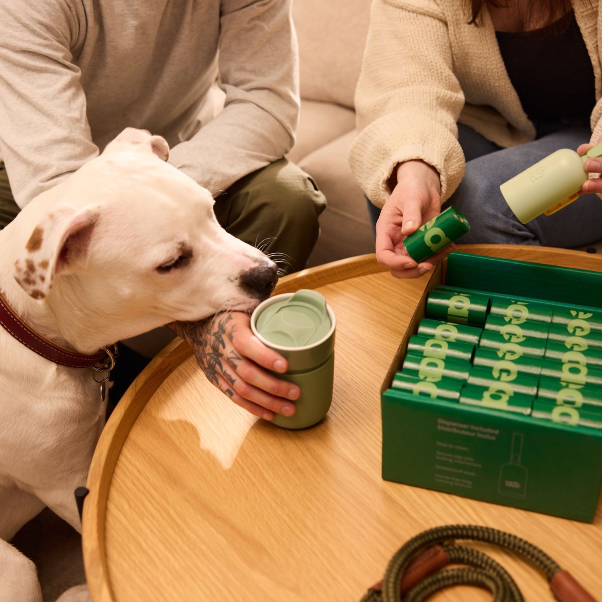 Earth Rated Dog Poop Bag Holder with Dog Poop Bags