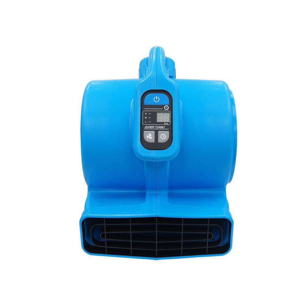 Delta Breez 1200 CFM 8.5 in. 3-Speed Blower Fan in Blue 55 dBA 8 Hour Timer 8-Unit Daisy Chain VCBAMR1200