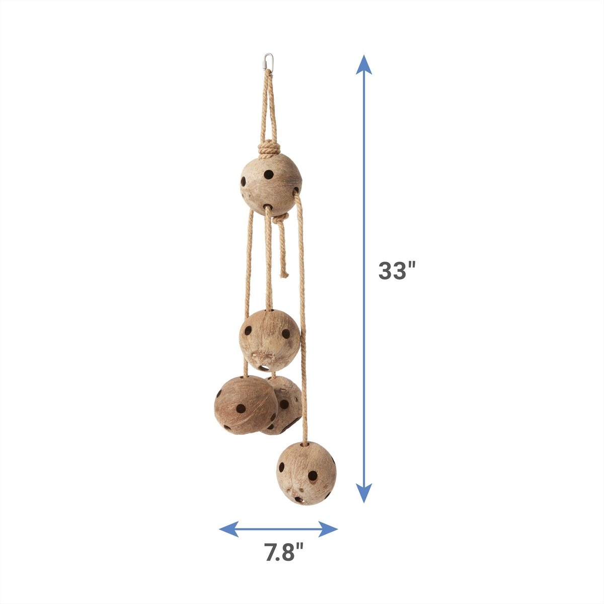 Frisco Holey-Moley Coconut Foraging Bird Toy