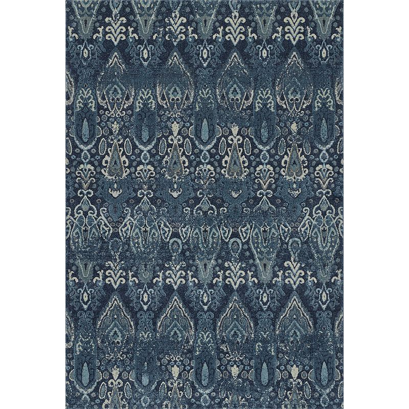 Addison Thurston Distressed Ikat Steel Area Rug