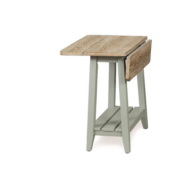 The Gray Barn Rectory Wood Drop Leaf End Table