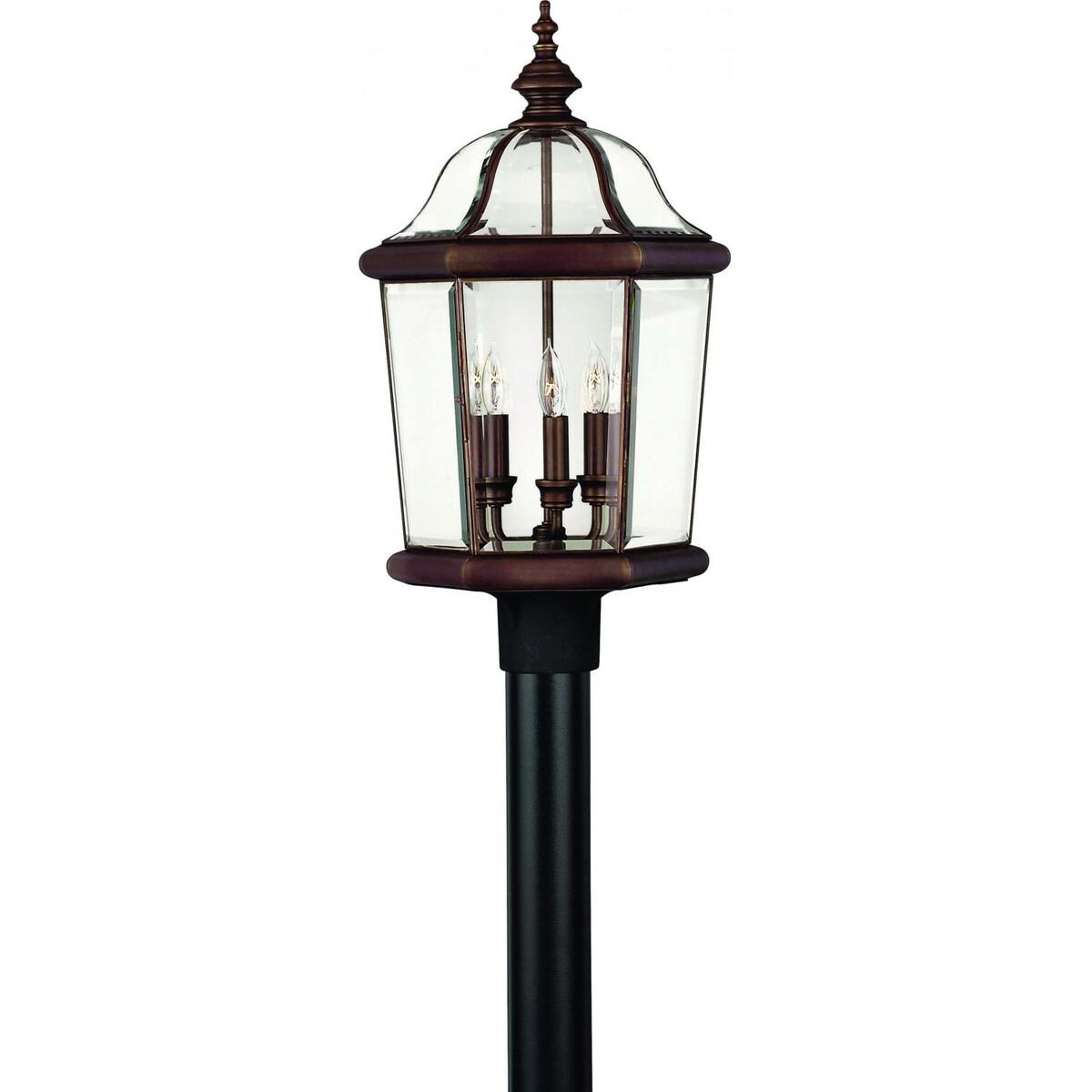 Hinkley Lighting Augusta Three Light 23-Inch Outdoor Post Light