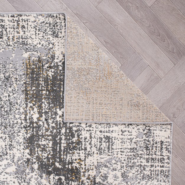 World Rug Gallery Prague Distressed Abstract Area Rug