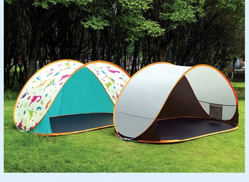 Outdoor activity folding waterproof customize 2 person family waterproof Camping tent beach tent for travelling hiking