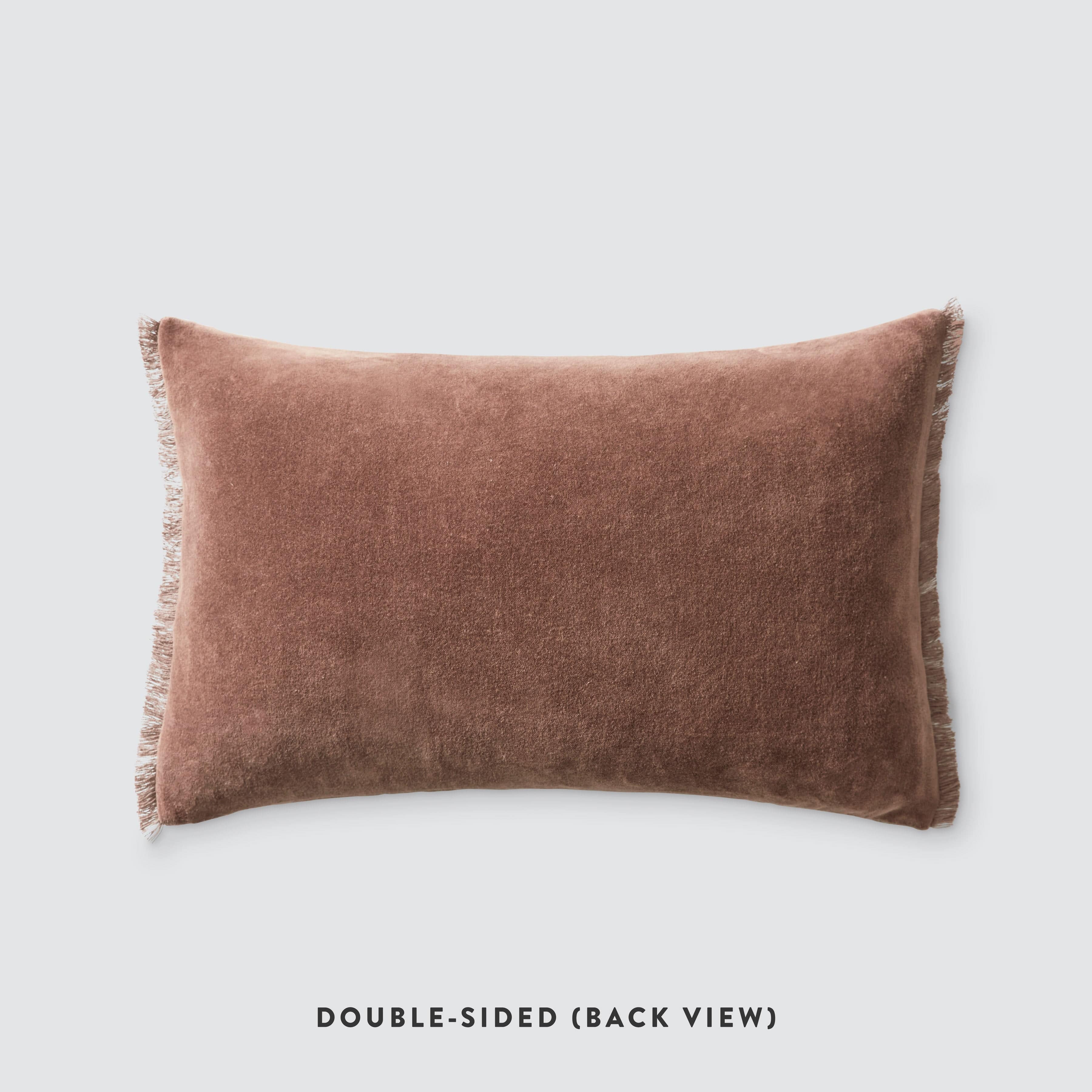 Velvet Small Lumbar Pillow