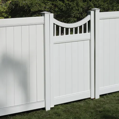 100% Virgin Material PVC privacy fencing trellis gates