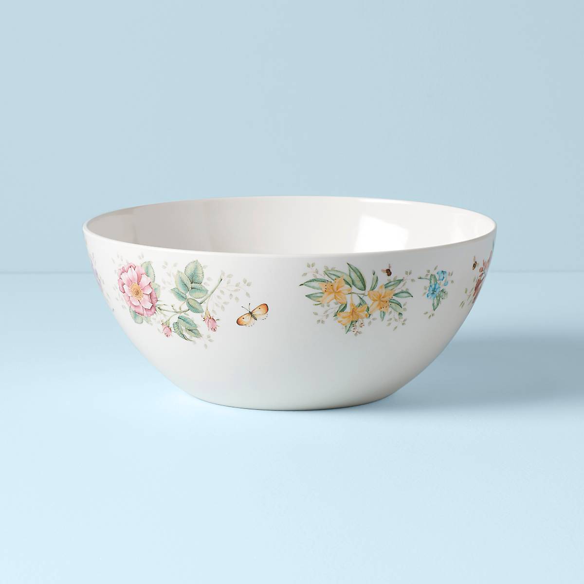 Butterfly Meadow Melamine Large Serving Bowl