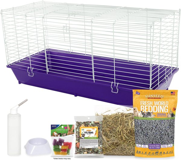 Ware Home Sweet Home Sunseed Rabbit Starter Kit， Color Varies