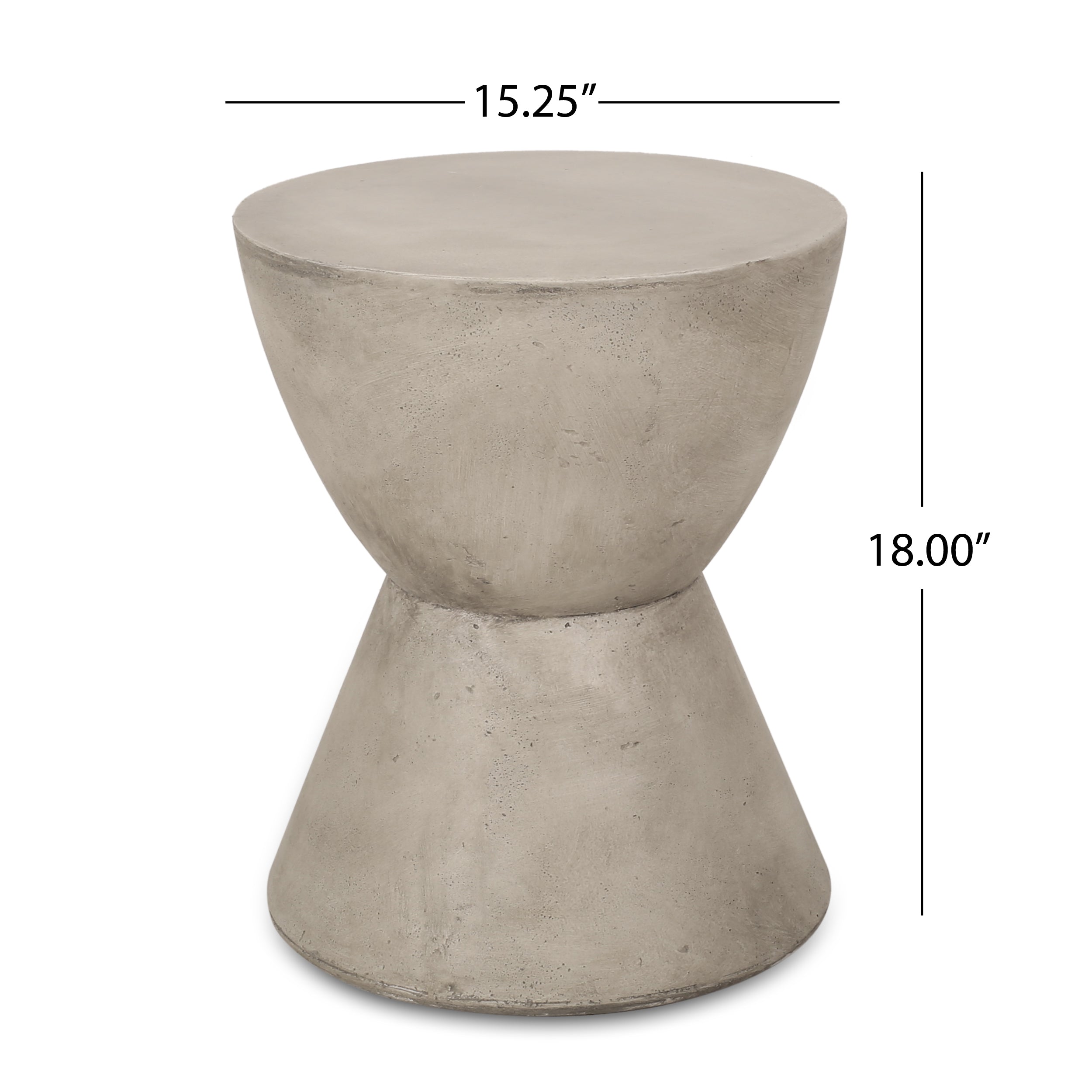 Billion Outdoor Lightweight Concrete Side Table