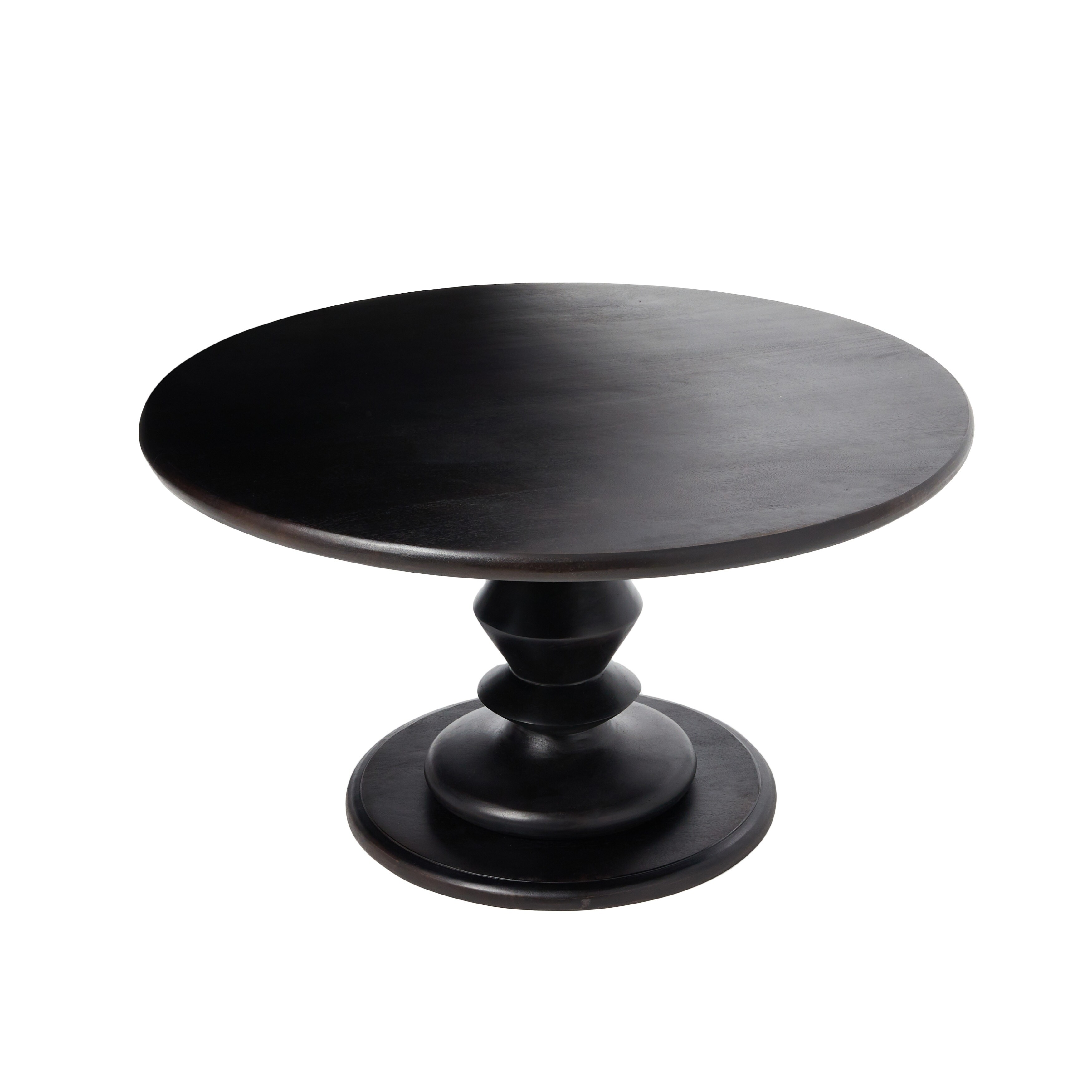 Solid Wood Pedestal Coffee Table - 34.0