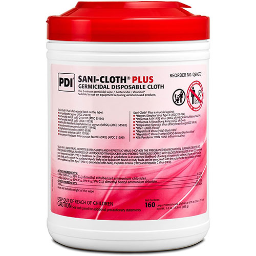 PDI Healthcare Sani-Cloth Plus Germicidal Disposable Cloth - Wipe - 6