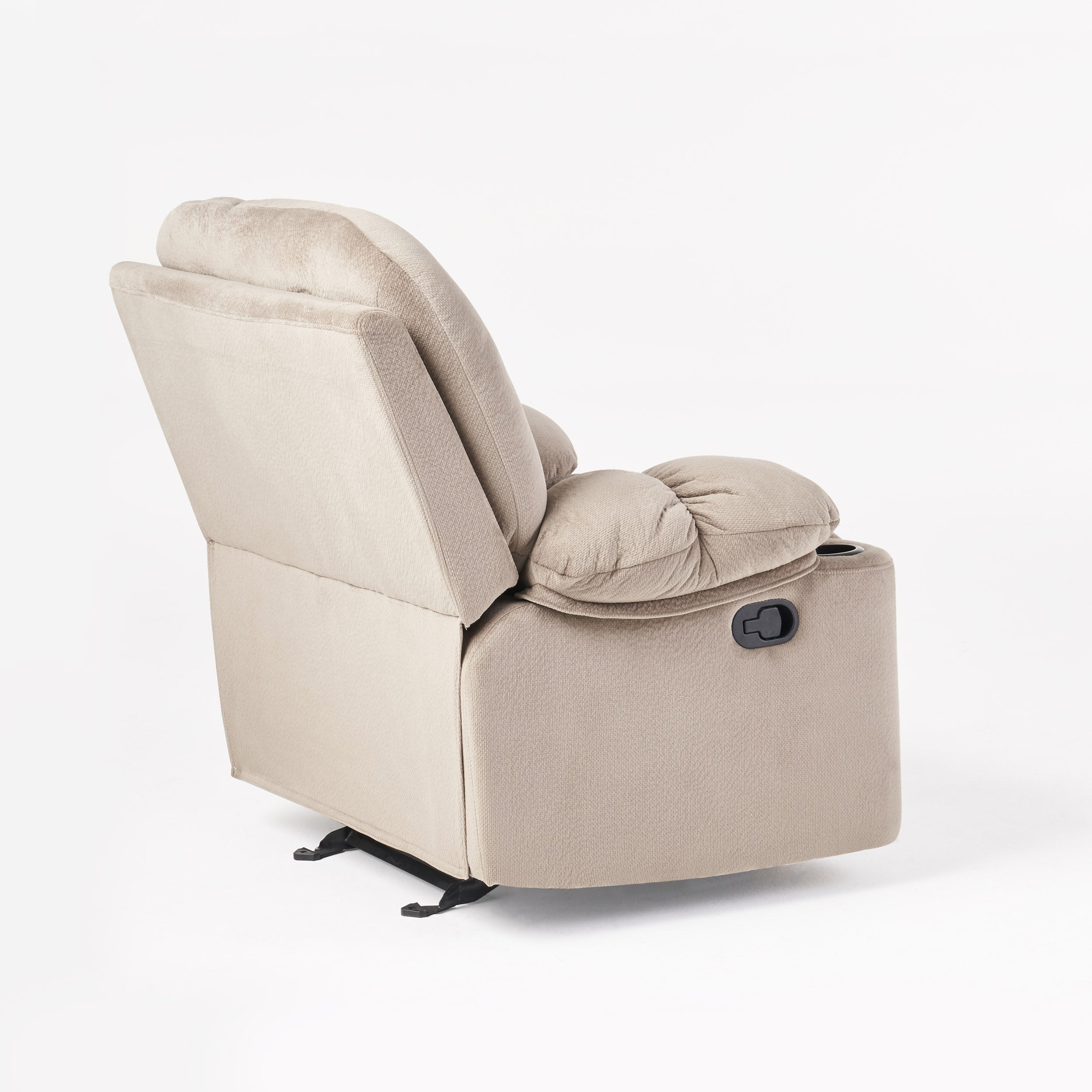 Raymond Fabric Glider Recliner Club Chair