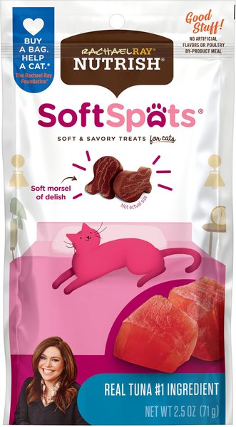 Rachael Ray Nutrish Soft Spots Tuna Cat Treats， 12 count