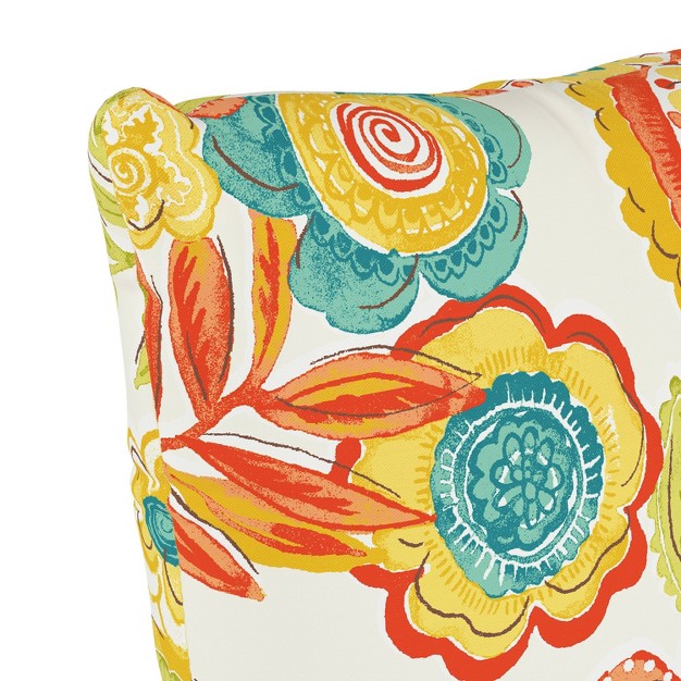 Skyline Furniture Square Outdoor Throw Pillow Herrick fresco Flower Box