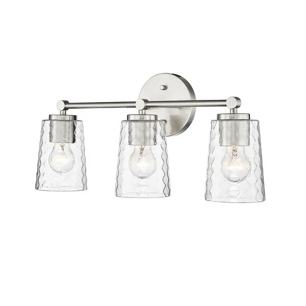 Millennium Lighting Ashli 2 Light Vanity Light with Clear Honeycomb Glass Shades