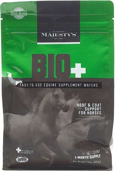 Majesty's Bio+ Hoof and Coat Support Wafers Horse Supplement