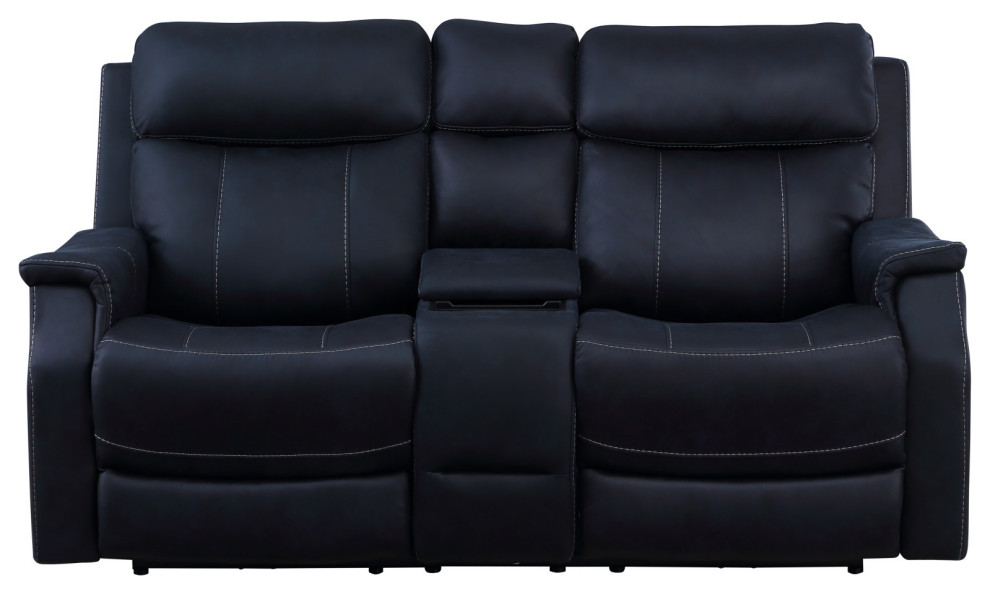 Valencia Power Recliner Console   Contemporary   Loveseats   by Steve Silver  Houzz