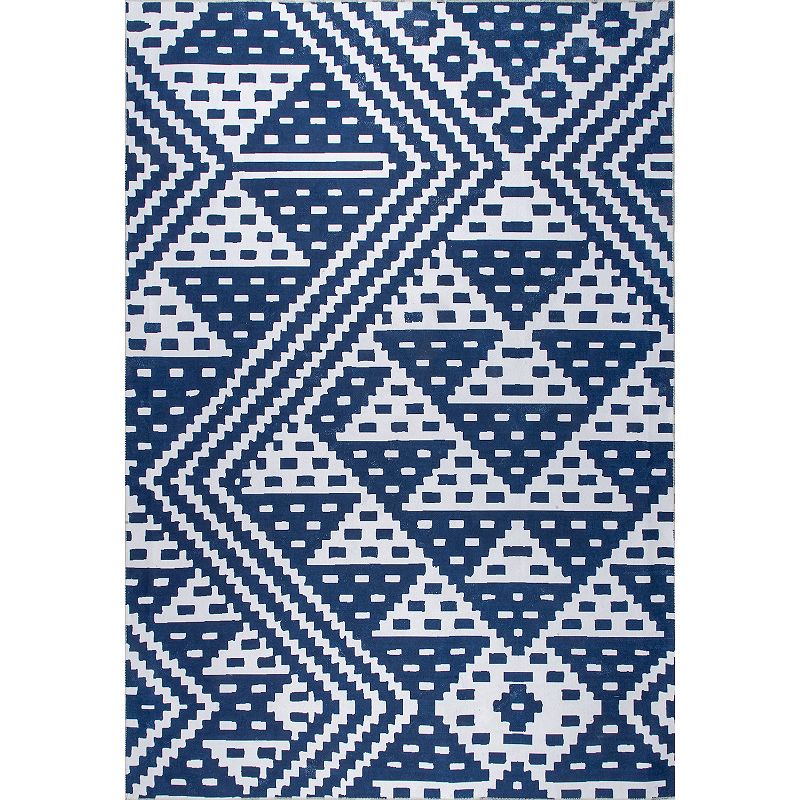 nuLOOM Chiara Machine Washable Modern Geometric Area Rug