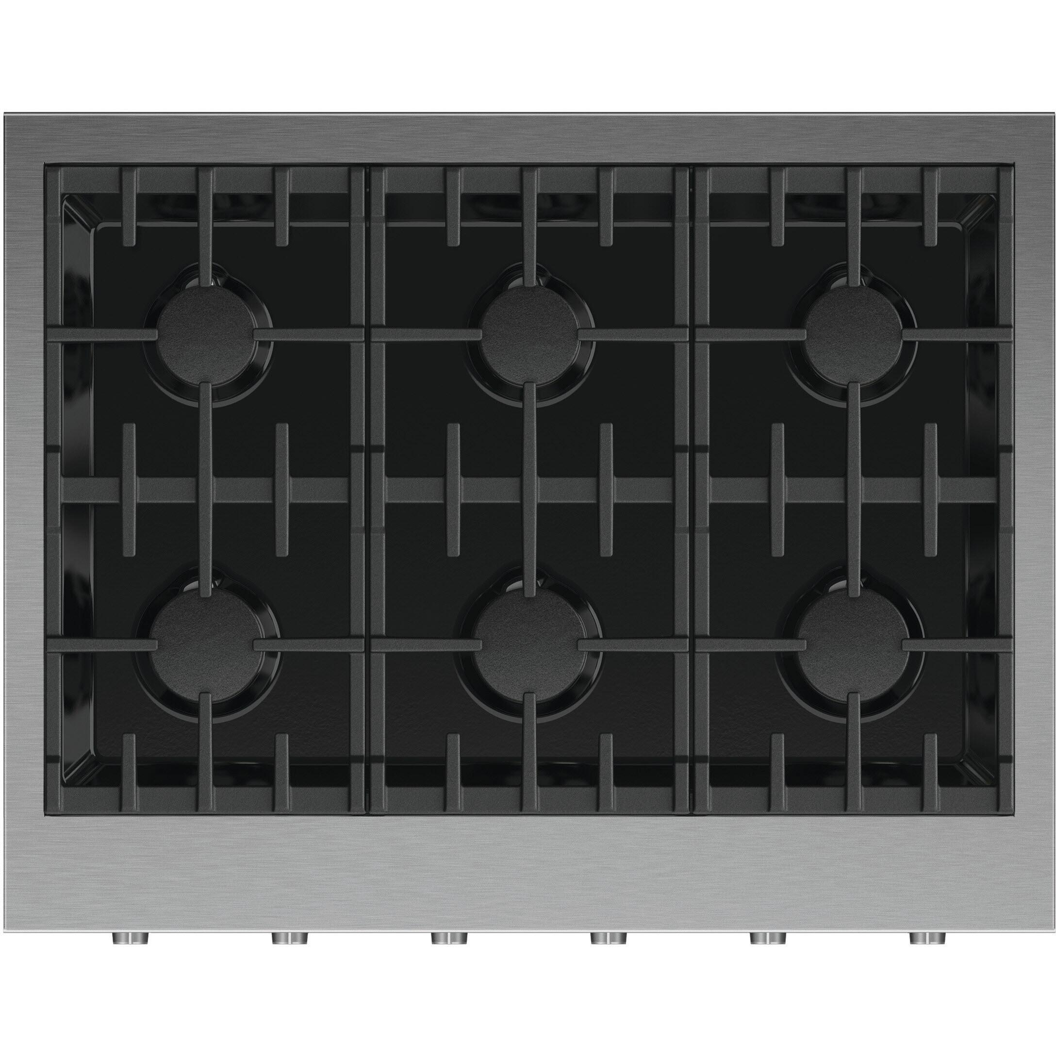 Fisher & Paykel 36-inch Built-in Gas Rangetop with 6 Burners CPV3-366-N