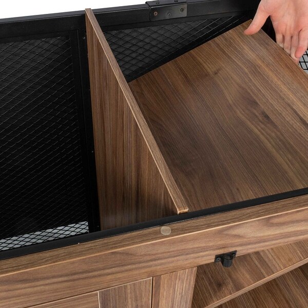 65 Inch Dog Crate Credenza