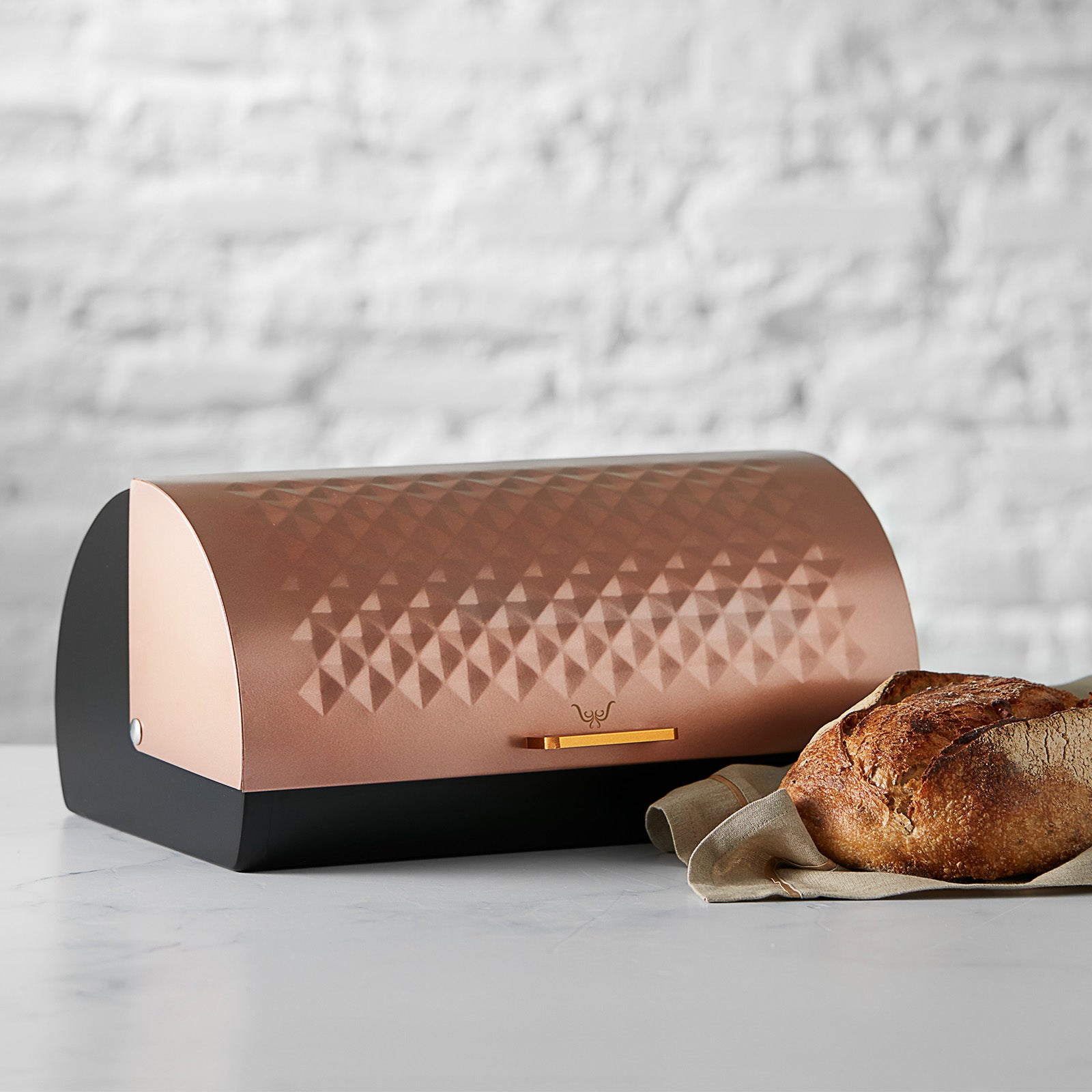 Rosegold Bread Box 39X28X19 Cm 153.03.07.7731