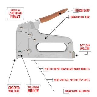 Arrow Professional Low Voltage WireCable Staple Gun T25