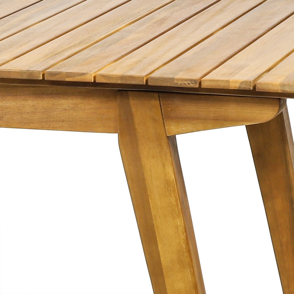 Mariposo Outdoor Rustic Acacia Wood Dining Table by Christopher Knight Home   68.50\