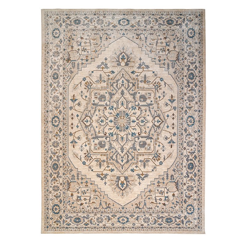 Gertmenian Avenue 33 Darien Travis Framed Floral Rug