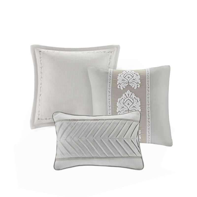 Madison Park Signature Manor Comforter Set with Throw Pillows