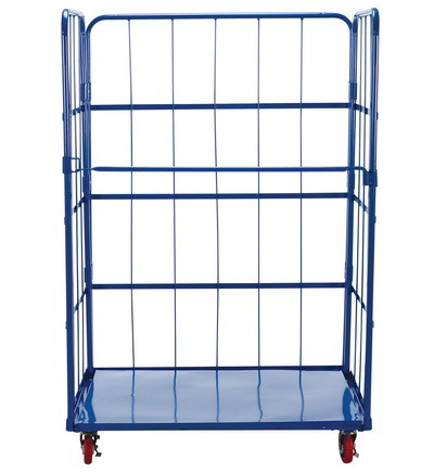 Vestil ROL 3143 1 blue nestable roller container 1...