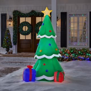 6.5 ft. LED Tree With Gift Boxes Christmas Airblown Inflatable 89035