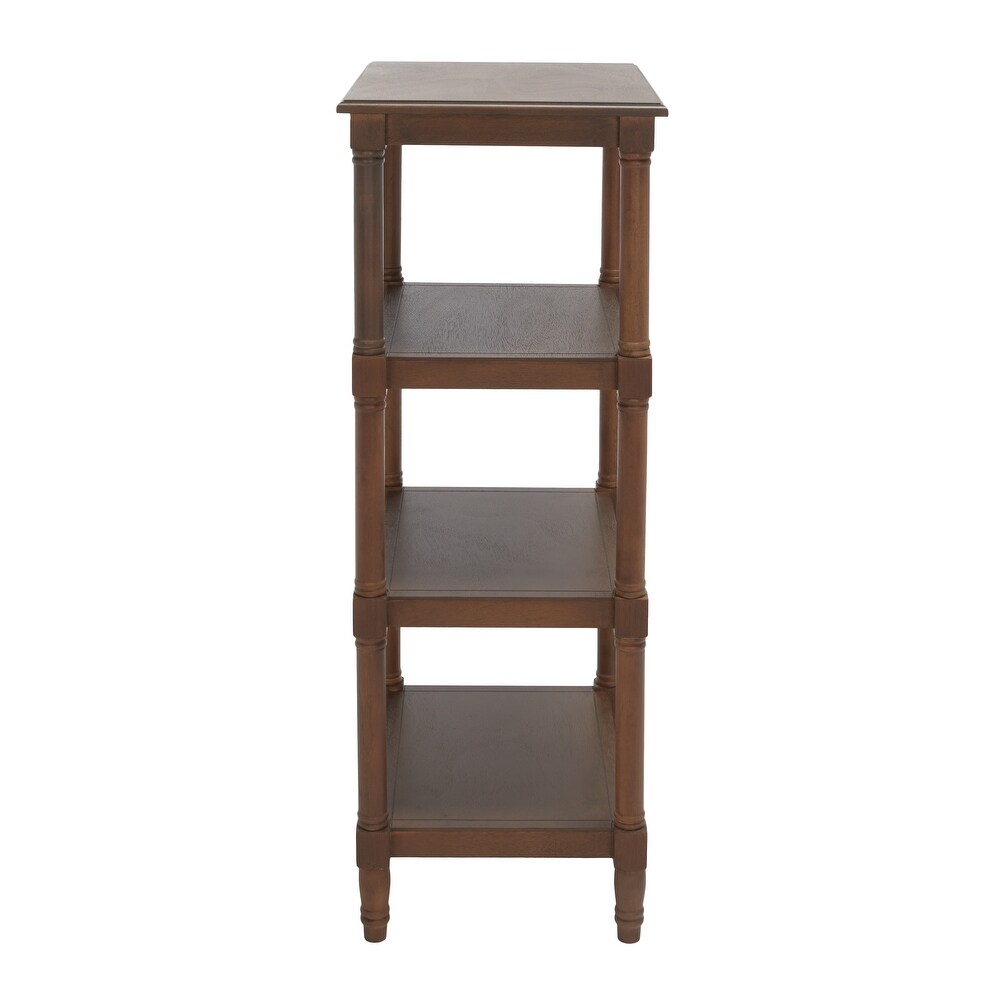 SAFAVIEH Cassie 4 Shelf Bookcase   20 in. W x 15 in. D x 42 in. H