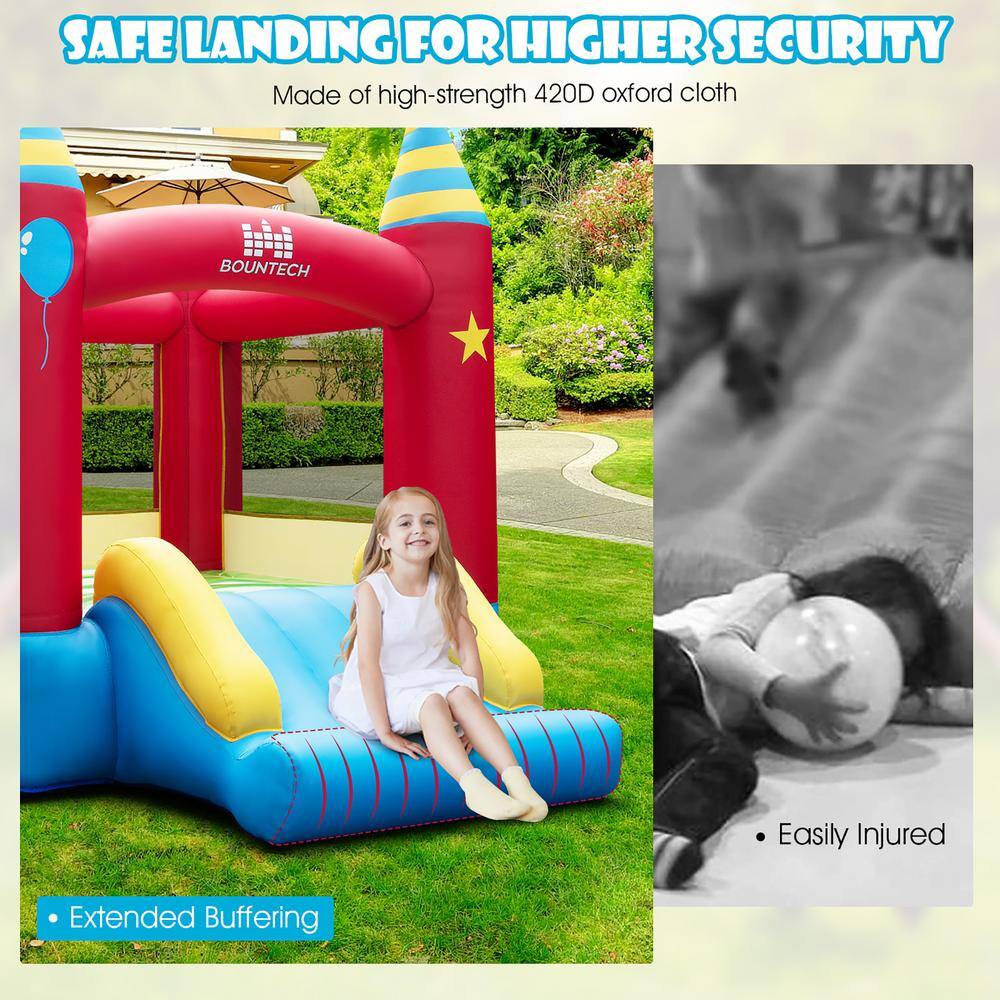 Costway Inflatable Bounce House Kids Jumping Bouncer Indoor Outdoor with 480-Watt Blower NP10708US