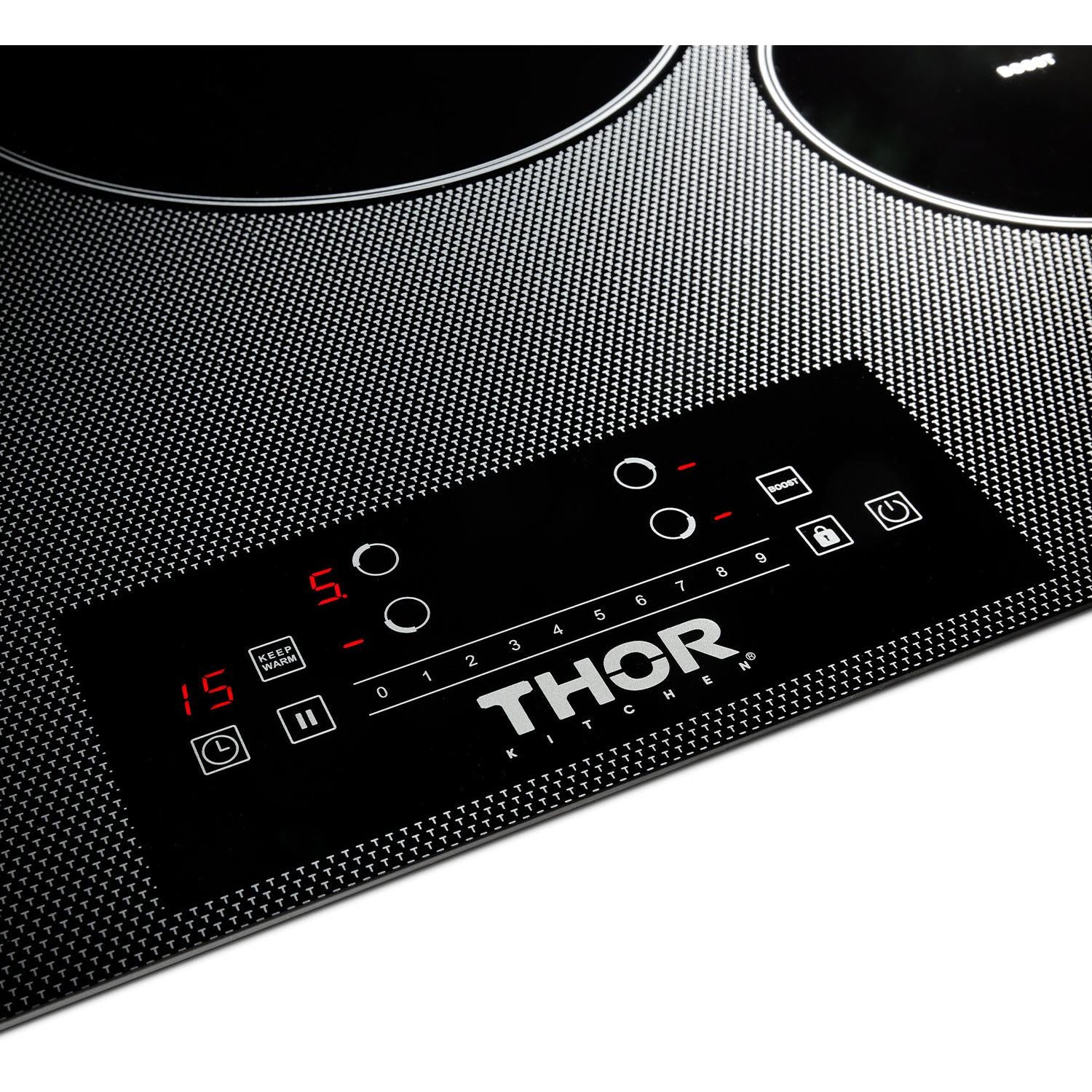 Thor Kitchen 30-Inch Built-In Induction Cooktop with 4 Elements TIH30